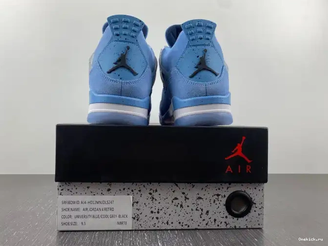One Kick Jordan UNC HO12MNJDLS247 4 Retro (PE) 0609